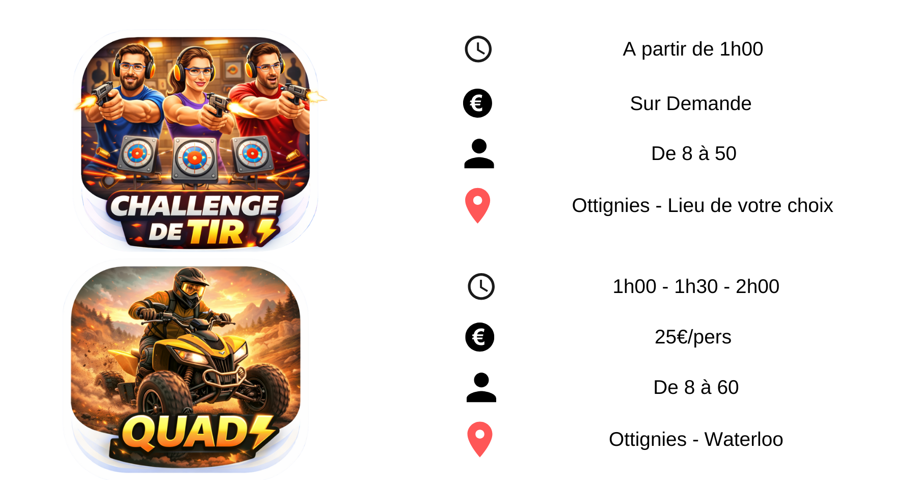 Tarifs BW-Events / Your-events